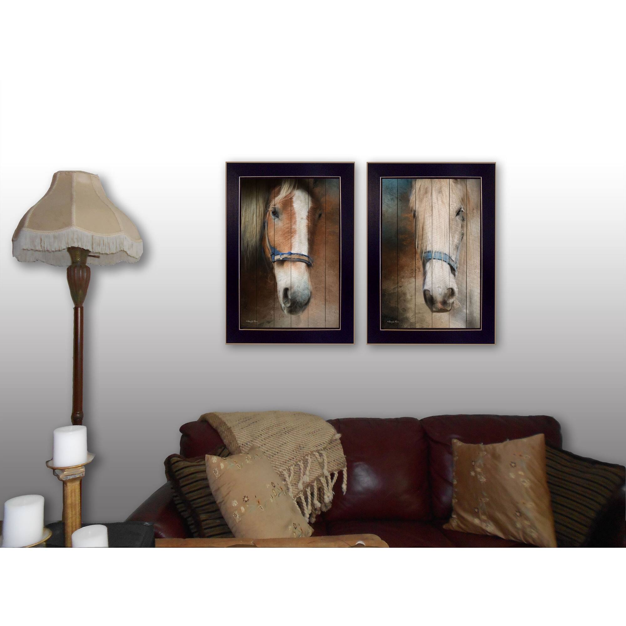 TrendyDecor4U Contemporary "Two Horses Collection" 2Piece by